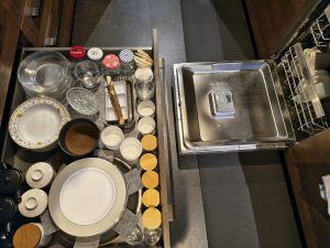 一条工務店のフロントオープン食洗器