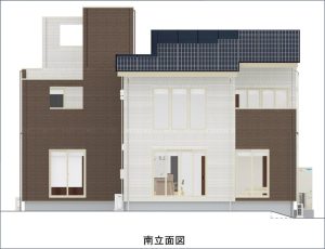 南立面図の最終図面